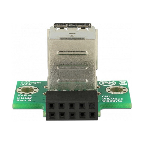 DeLOCK 41429 Adaptador con 2 Puertos USB 2.0 Tipo-A Internos
