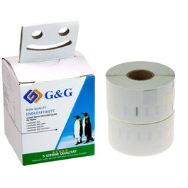 G&G Etiquetas para DYMO 99012/ S0722400 36x89 mm Blanco 520 Stk
