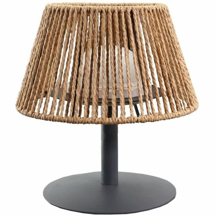 Lumisky STANDY MINI RAFFY Lámpara de mesa inalámbrica de rafia natural