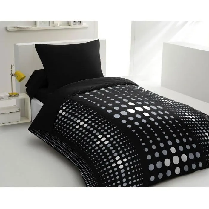 Home Linge Passion HOM3701393708326 Funda Nórdica 140x200 cm y Funda Almohada 63x63 cm Microfibra Negro Home Linge Passion HOM3701393708326 Funda Nórdica 140x200 cm y Funda Almohada 63x63 cm Microfibra Negro