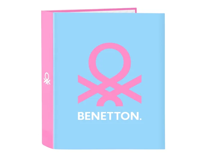 Safta Carpeta de 4 Anillas Benetton Spring Lomo Ancho