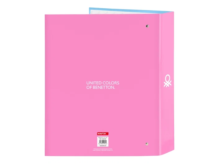 Safta Carpeta de 4 Anillas Benetton Spring Lomo Ancho