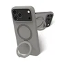 Dbramante1928 Roskilde MS Kick ICON - Funda con soporte para iPhone 17 Pro Max - Compatible con MagSafe - Protección contra caídas hasta 1.2 m - Color Gris
