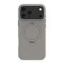 Dbramante1928 Roskilde MS Kick ICON - Funda con soporte para iPhone 17 Pro Max - Compatible con MagSafe - Protección contra caídas hasta 1.2 m - Color Gris