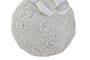 DKD Home Decor Figura Navidad Luna LED Fibra de Vidrio 26 x 50 x 30 cm