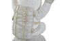 DKD Home Decor Figura Navidad Luna LED Fibra de Vidrio 26 x 50 x 30 cm