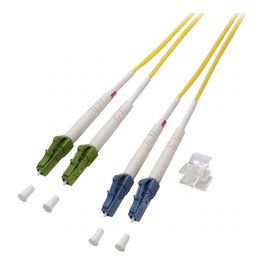EFB Elektronik Cable de fibra óptica LC/APC-LC OS2 1m Amarillo