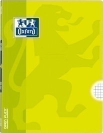 OXFORD Pack de 10 Libretas Openflex A4, 48 Hojas, Cuadricula 4x4, Amarillo