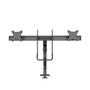 Neomounts DS75S-950BL2 Brazo de monitor dual con resorte de gas para pantallas de 17-32 pulgadas