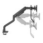 Neomounts DS75S-950BL2 Brazo de monitor dual con resorte de gas para pantallas de 17-32 pulgadas