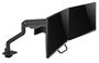 Neomounts DS75S-950BL2 Brazo de monitor dual con resorte de gas para pantallas de 17-32 pulgadas