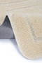 Mijölnir Juego de Alfombrillas de Baño Crema 100% Polipropileno Suave y Duradero Antideslizante 50x80 cm y 40x50 cm para Baño