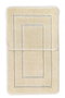 Mijölnir Juego de Alfombrillas de Baño Crema 100% Polipropileno Suave y Duradero Antideslizante 50x80 cm y 40x50 cm para Baño