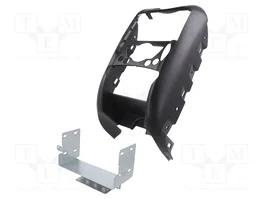 ACV Bastidor de montaje de radio 2 DIN para BMW Mini, negro