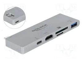 DeLOCK 87745 Docking Station para MacBook con HDMI 4K y PD 3.0