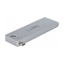 DeLOCK 87745 Dockingstation para MacBook con 4K y PD 3.0, Gris