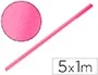 Liderpapel Rollo de Papel Kraft Rosa para Embalaje, 65 g/m2, 5 m de Largo x 1 m de Ancho, Alta Resistencia