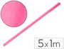 Liderpapel Rollo de Papel Kraft Rosa para Embalaje, 65 g/m2, 5 m de Largo x 1 m de Ancho, Alta Resistencia