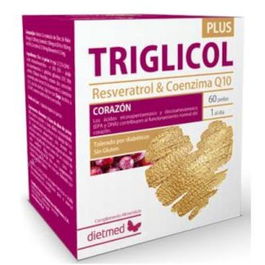 DIETMED Triglicol Plus 60 Cápsulas Omega 3 EPA DHA Ácidos Grasos Corazón