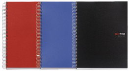 MIQUELRIUS Pack de 3 cuadernos espiral A4 200 hojas cuadrícula 5x5