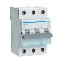 Hager MBN125 Interruptor magnetotérmico 3P 16A