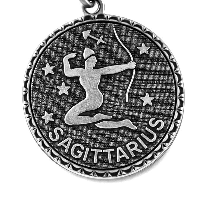 Alex And Ani Pulsera Sagitario Gris Metal