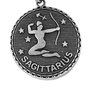 Alex And Ani Pulsera Sagitario Gris Metal