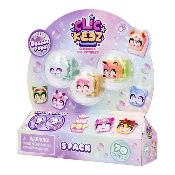Bizak Clickeez Pack 5 unidades Serie 3
