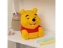 Wondee Lámpara Recargable SquishyGlo Winnie the Pooh - Luz Nocturna de Silicona, 3 Niveles Intensidad, Apagado Automático
