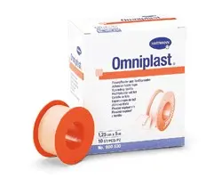 Omniplast Esparadrapo de Tela Color Carne 2,5cm x 5m