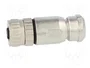 HARTING Conector M12 Hembra 8 Pines Recto IP67 Industrial