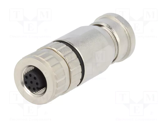 HARTING Conector M12 Hembra 8 Pines Recto IP67 Industrial