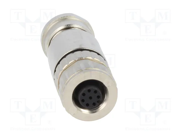 HARTING Conector M12 Hembra 8 Pines Recto IP67 Industrial
