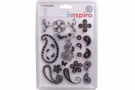 Innspiro Set de sellos acrílicos Cachimir nº 1 14x18cm