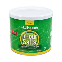 ALKALINE CARE Phour Salts 450 g - Bicarbonato Sodio, Potasio, Calcio y Magnesio - Sales Minerales Alcalinizantes