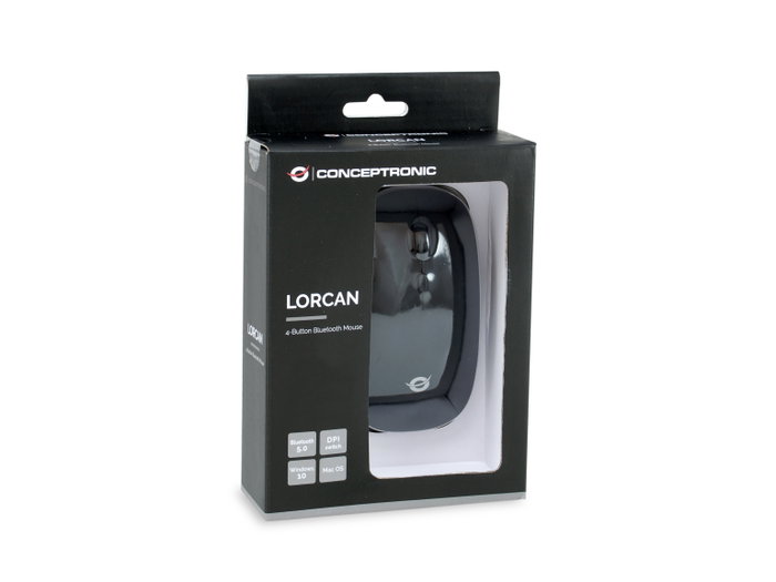 Conceptronic LORCAN01 Mouse Bluetooth 1600DPI Negro