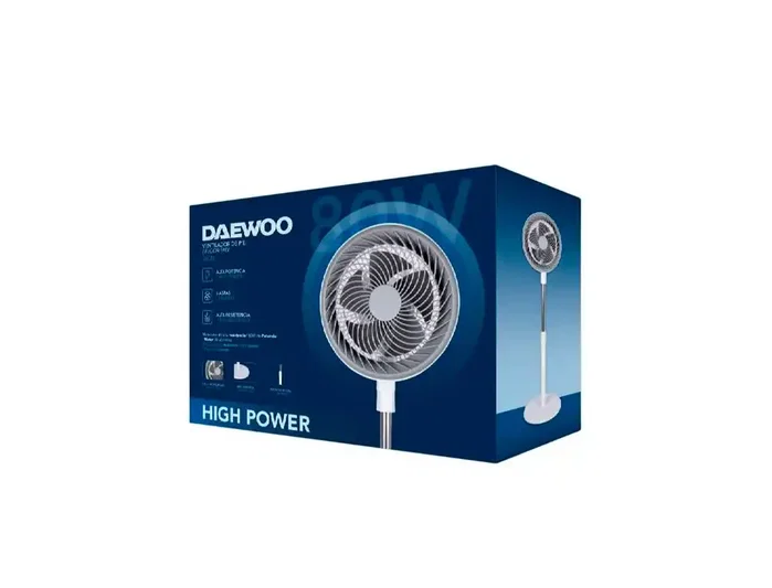 Daewoo DW9001 Ventilador de Pie Blanco