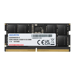 Adata Memoria DDR5 SODIMM 16 GB 5600 MHz (1x16 GB) Premier Tray Negra AD5S560016G-S