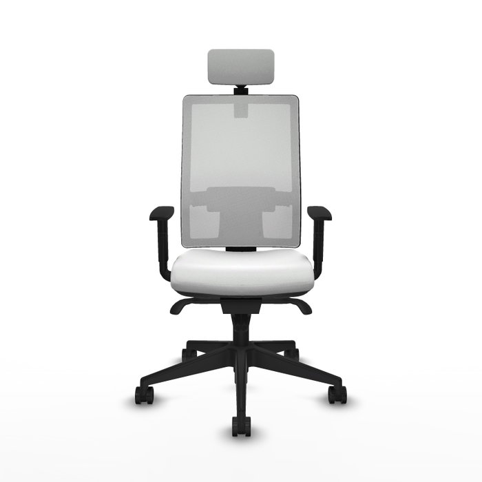 PIQUERAS Y CRESPO Silla de oficina Horna con mecanismo Sincro, color Blanco PIQUERAS Y CRESPO Silla de oficina Horna con mecanismo Sincro, color Blanco