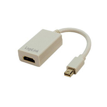 LogiLink Adaptador Mini DisplayPort a HDMI 0.15m blanco LogiLink Adaptador Mini DisplayPort a HDMI 0.15m blanco