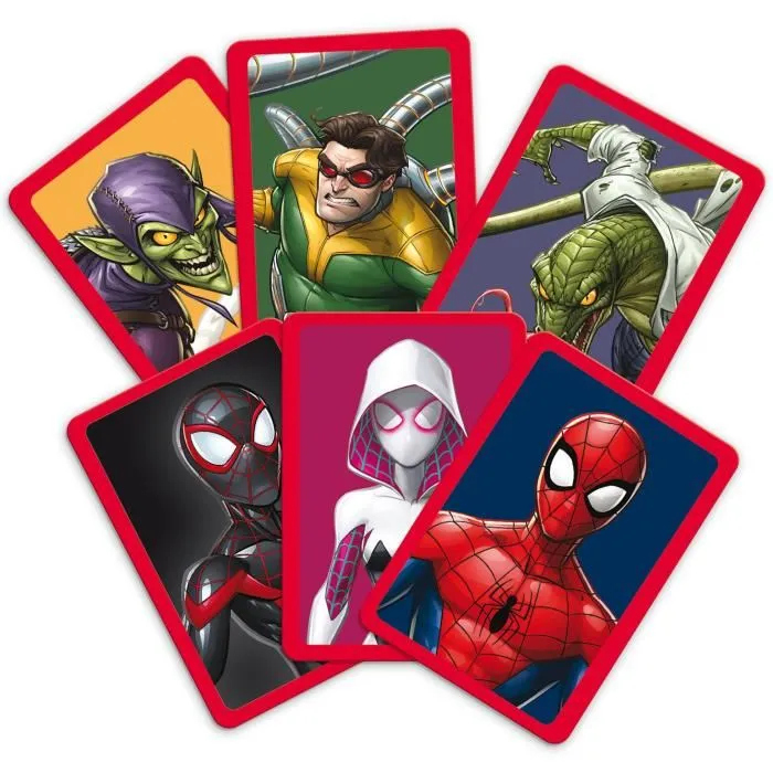 Winning Moves Juego Match Spider-Man - 2 Jugadores - A Partir de 4 Años - Alinea 5 Cubos de Personajes en 10-20 Minutos