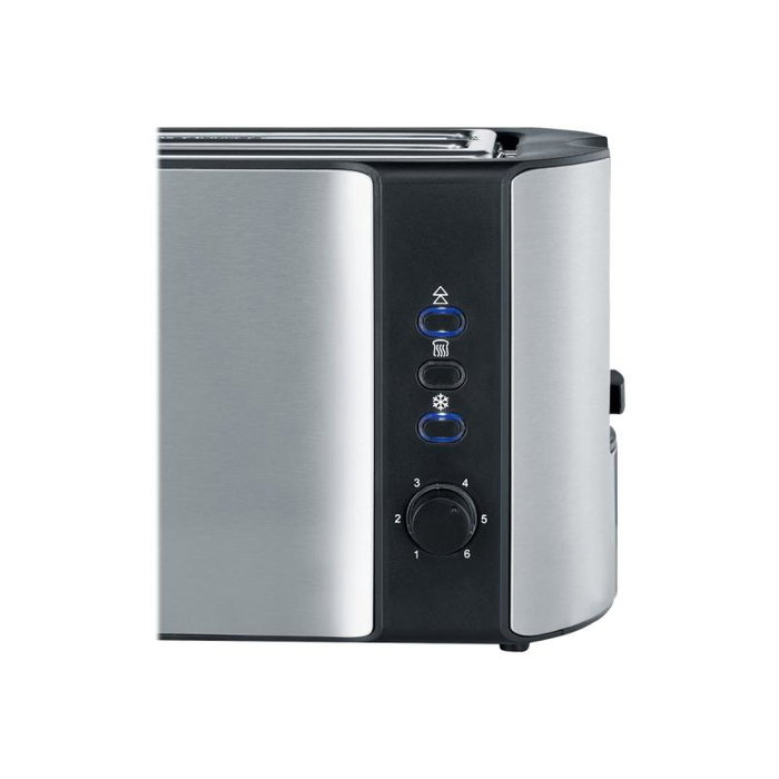 Severin AT2590 Toaster para 4 Rebanadas de Acero Inoxidable