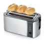 Severin AT2590 Toaster para 4 Rebanadas de Acero Inoxidable