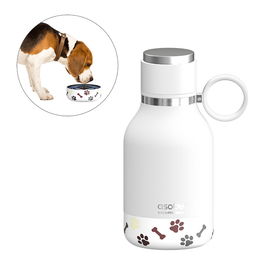Asobu Botella Acero Inoxidable 1L para Perro Plegable y a Prueba de Fugas con Recipiente - Dog Bowl