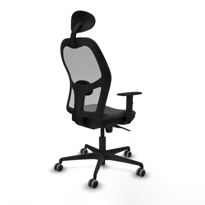 PIQUERAS Y CRESPO Silla de oficina Jorquera Gris con mecanismo Sincro
