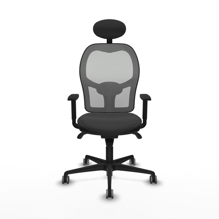 PIQUERAS Y CRESPO Silla de oficina Jorquera Gris con mecanismo Sincro