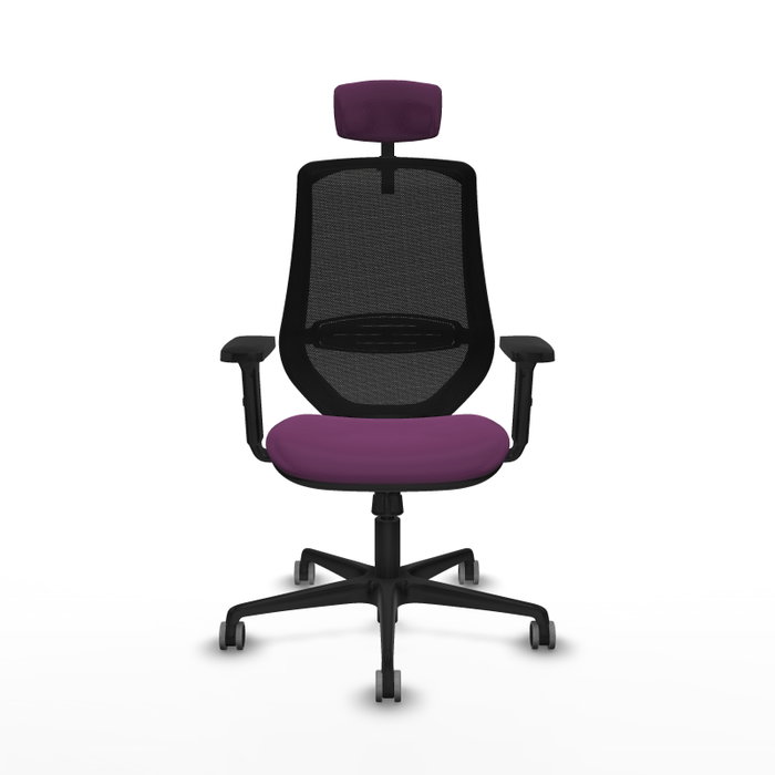 PIQUERAS Y CRESPO Silla de oficina Mardos con mecanismo Sincro, Morado y Negro PIQUERAS Y CRESPO Silla de oficina Mardos con mecanismo Sincro, Morado y Negro