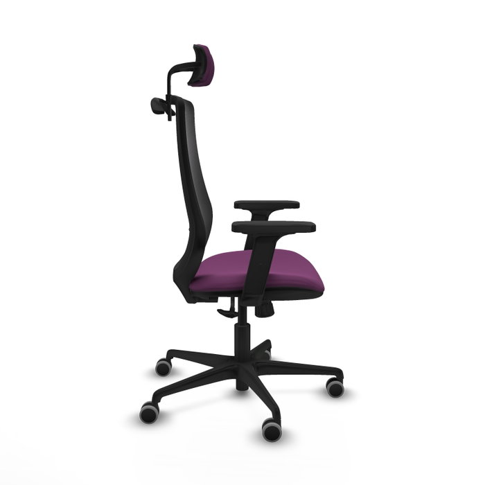 PIQUERAS Y CRESPO Silla de oficina Mardos con mecanismo Sincro, Morado y Negro PIQUERAS Y CRESPO Silla de oficina Mardos con mecanismo Sincro, Morado y Negro