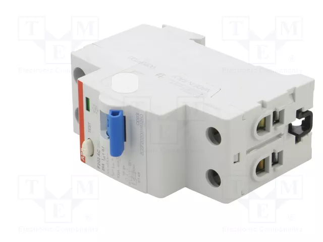 ABB Interruptor diferencial F200 25A 30mA 2 polos ABB Interruptor diferencial F200 25A 30mA 2 polos
