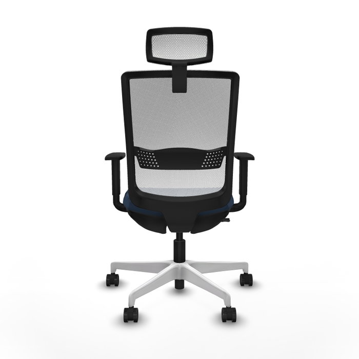 PIQUERAS Y CRESPO Silla de oficina Haches Azul marino y Blanco PIQUERAS Y CRESPO Silla de oficina Haches Azul marino y Blanco